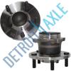 Pair: 2 New REAR Complete Wheel Hub and Bearing Assembly fits 5 Lug Non-ABS Only #1 small image