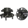 Pair: 2 New REAR 2006-11 Civic CSX ABS Complete Wheel Hub &amp; Bearing Assembly