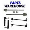 6Pc Suspension Kit Sway Bar Tie Rod End for Chevy Malibu Pontiac G6 Saturn Aura