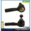 2pc New Front Outer Tie Rod Ends For Chevrolet Pontiac Saturn