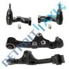 4pc Kit (2) Front Lower Control Arm (2) Outer Tie Rods for 2002-05 Kia Sedona