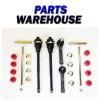 6 Piece Steering Front End Kit Sway Bar Links Tie Rod Ends 1 Year Warranty #1 small image