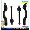 4 Pc Kit Inner &amp; Outer Tie Rod End Front Left Driver Right Passenger Honda Acura