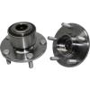 PAIR (2) NEW FRONT WHEEL HUB &amp; BEARING ASSEMBLY ABS &amp; NON-ABS for MAZDA 3