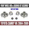 Toyota Camry 3.0L 3.3L 3.5L V6 Front Wheel Hub &amp; Bearing Kit Assembly 2004-2009 #1 small image
