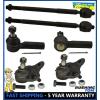 6 Pc Kit Front Inner Outer Tie Rod End Lower Ball Joint Toyota Corolla Geo Prizm #1 small image