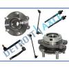 New 8pc Front Wheel Hub &amp; Bearing Assembly Suspension Kit - 2.5L Engine ONLY