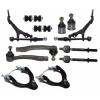 12 Pc Kit Control Arms Ball Joints Tie Rod Ends Sway Bar Links for Honda Civic