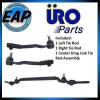 For BMW 740I 740IL 750IL Front Center Drag Link LFT RT Tie Rod Ball Joint Kit