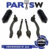 6 Pc New Steering Kit for Acura Integra Honda Civic &amp; Civic del Sol Tie Rod Ends #1 small image