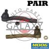 Moog Replacement New Outer Tie Rod End Pair For Acura Integra Honda Civic CRX #1 small image