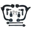 8PCS Suspension Kit Inner Outer Tie Rod Ends Upper Control Arm Lower Ball Joint #1 small image