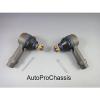 2 OUTER TIE ROD END FOR MITSUBISHI LANCER 89-07 SPACE STAR 99-05