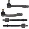 8 Pcs Kit Inner &amp; Outer Tie Rods Lower Ball Joints Sway Bar for 97-01 Honda CR-V