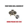 Front Wheel Hub And Bearing Kit Assembly For Honda Prelude 1997-2001