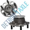 Pair (2) New REAR ABS Complete Wheel Hub and Bearing Assembly for Honda Accord