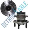 Pair: 2 New REAR Complete Wheel Hub and Bearing Assembly for Edge MKX - FWD ONLY