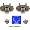 1996-2004 Acura RL 3.5L V6 Front Wheel Hub &amp;(OEM) NSK Bearing Kit Assembly(PAIR)