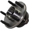 NEW 4 pc Kit - 2 Front Wheel Hub and Bearing Assembly w/o ABS + 2 Outer Tie Rod