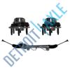 3 pc Set: Steering Rack and Pinion + 2 Wheel Hub Bearing Assembly 2WD w/ ABS #1 small image