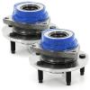 Pair of 513160 Front Wheel Hub Bearing Assembly Stud FWD NON ABS Replacement New