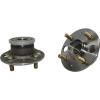 Pair: 2 New REAR 2002-03 Honda Civic ABS Complete Wheel Hub and Bearing Assembly