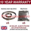CV BOOT CLAMPS PAIR INNER OUTER x5 CV GREASE x5 UNIVERSAL FITS ALL CARS KIT 2.5 #1 small image