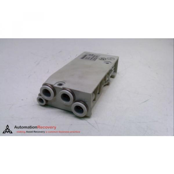 REXROTH R 480 240 875, PNEUMATIC MANIFOLD END BLOCK, 24 VDC, 10 BAR #231335 #2 image