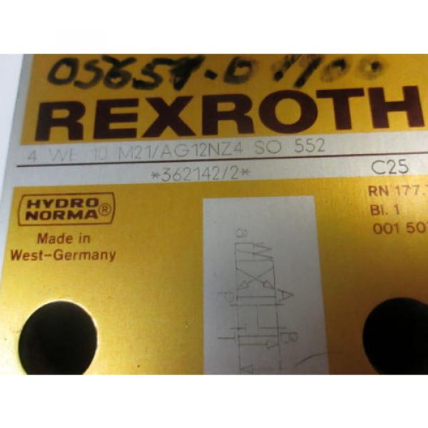 Rexroth Directional Control Valve 4-WE-10-M21/AG12NZ4 #2 image