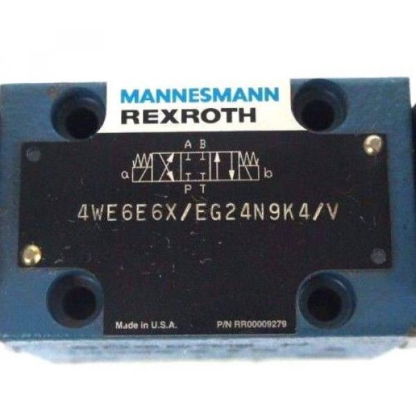 NEW MANNESMANN REXROTH 4WE6E6X/EG24N9K4/V CONTROL VALVE RR00009279 #3 image