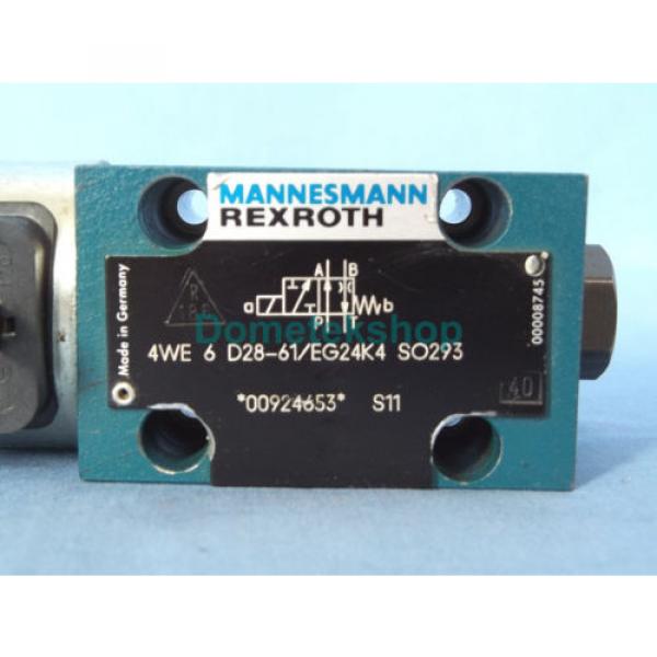 Mannesmann Rexroth 4WE 6 D28-61/EG24K4 SO293 #2 image