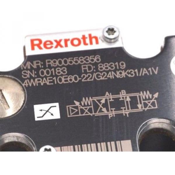 NEW REXROTH R900558356 CONTROL VALVE 4WRAE10E60-22/G24N9K31/A1V #2 image