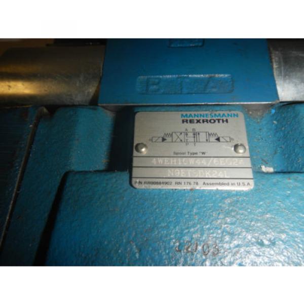 Rexroth 4WEH10W44/6EG24N9ETSDK24L Hydraulic Valve #2 image