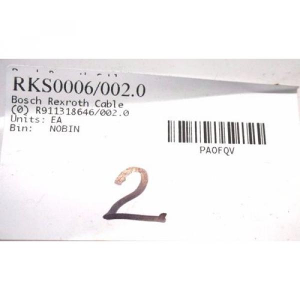 NEW BOSCH REXROTH RKS0006 / 002.0 CABLE R911318646/002.0 RKS00060020 #2 image