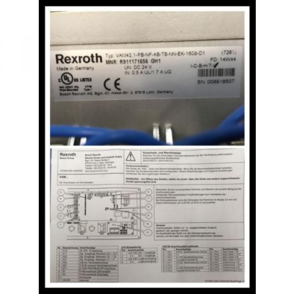 Bosch Rexroth VAM42.1-PB-NF-AB-TB-NN-EK-1608-D1, inkl. Mwst. #1 image