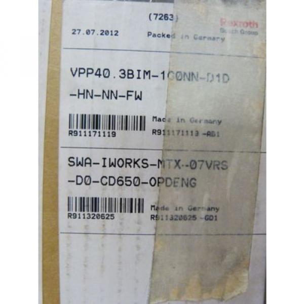 Rexroth VPP40 / VPP40.3BIM-1G0NN-D1D-HN-NN-FW Indracontrol VPP 40 15&#034; Display #6 image