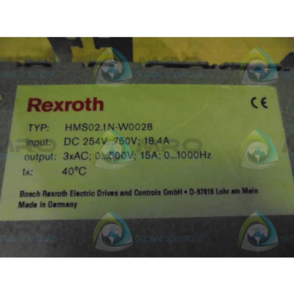 REXROTH HMS02.1N-W0028 SERVO MODULE  *USED* #1 image