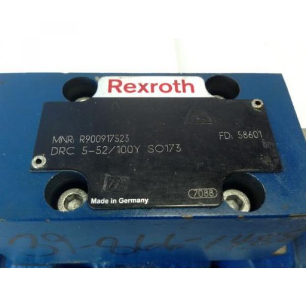 NEW REXROTH MNR R900917523 DRC-5-52/110Y SO173 HYDRAULIC DIRECTIONAL VALVE  DJ #2 image