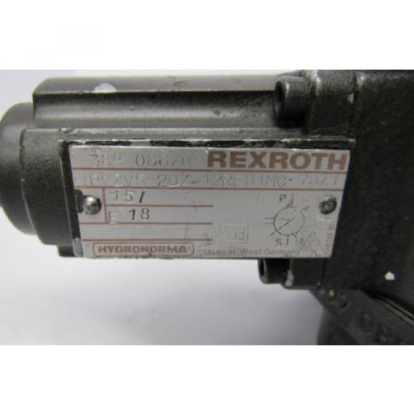 REXROTH 1PV2V520/12RE01MC70A1 HYDRAULIC  Pump #2 image