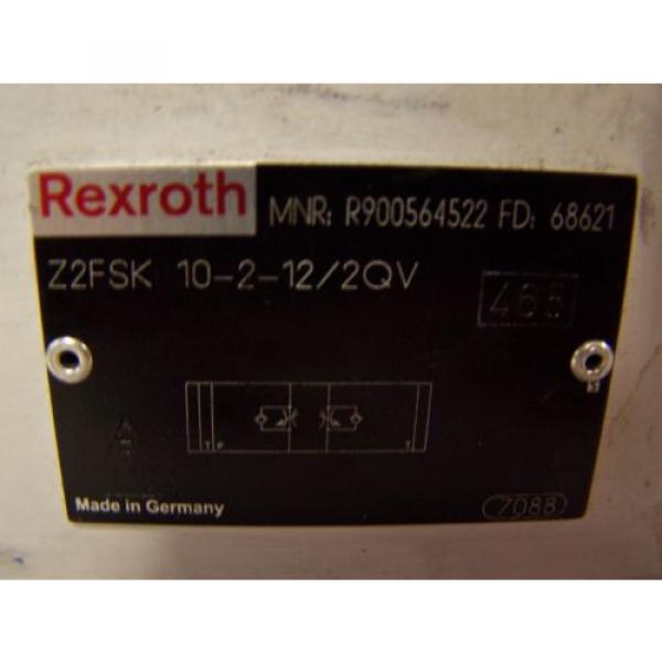 NEW REXROTH DOUBLE THROTTLE HYDRAULIC CHECK VALVE Z2FSK 10-2-12/2QV #2 image