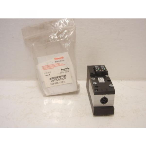 REXROTH BOSCH 261-208-120-0 NEW 261-2 PNEUMATIC VALVE 2612081200 #1 image