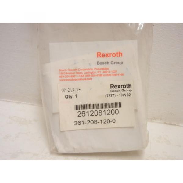 REXROTH BOSCH 261-208-120-0 NEW 261-2 PNEUMATIC VALVE 2612081200 #3 image