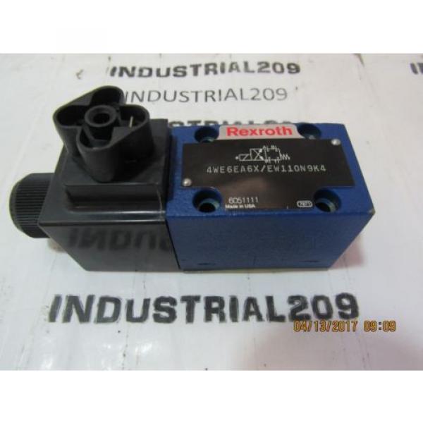 REXROTH HYDRAULIC VALVE 4WE6EA6X/EW110N9K4 NEW #1 image