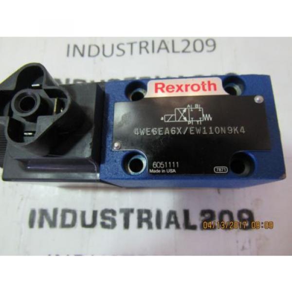 REXROTH HYDRAULIC VALVE 4WE6EA6X/EW110N9K4 NEW #4 image