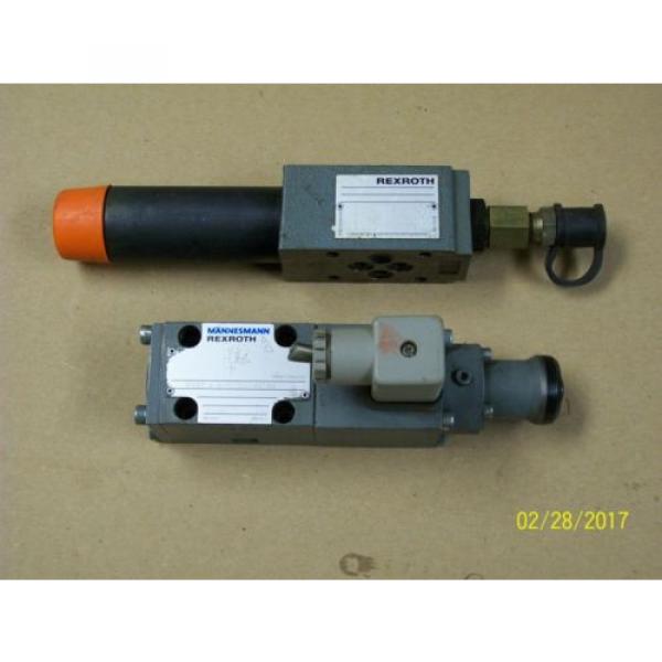 REXROTH HYDRAULIC VALVE ZDR 6 DP2-42/75YM/12 &amp; VALVE 3DREP 6 A-11/25A24NZ4M #1 image