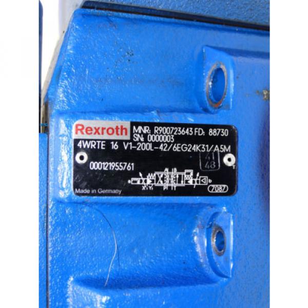 Rexroth 4WRTE-42/M R900891138 Proportaional valve Servo Vorsteuerventil  Invoice #6 image