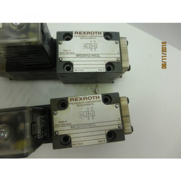 2 Rexroth Valves - 4WE6D52/N5Zl *USED* #2 image