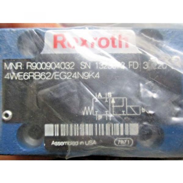 NEW REXROTH DIRECTIONAL CONTROL VALVE 4WE6RB62/EG24N9K4 #2 image