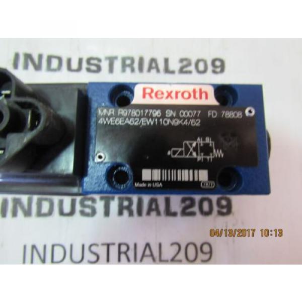 REXROTH 4WE6EA62/EW110N9K4/62 HYDRAULIC VALVE NEW #4 image