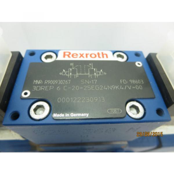 Rexroth 3DREP6C-20=25EG24N9K4/V &amp; 4WRZ16E150-70 Valve *NEW* #4 image